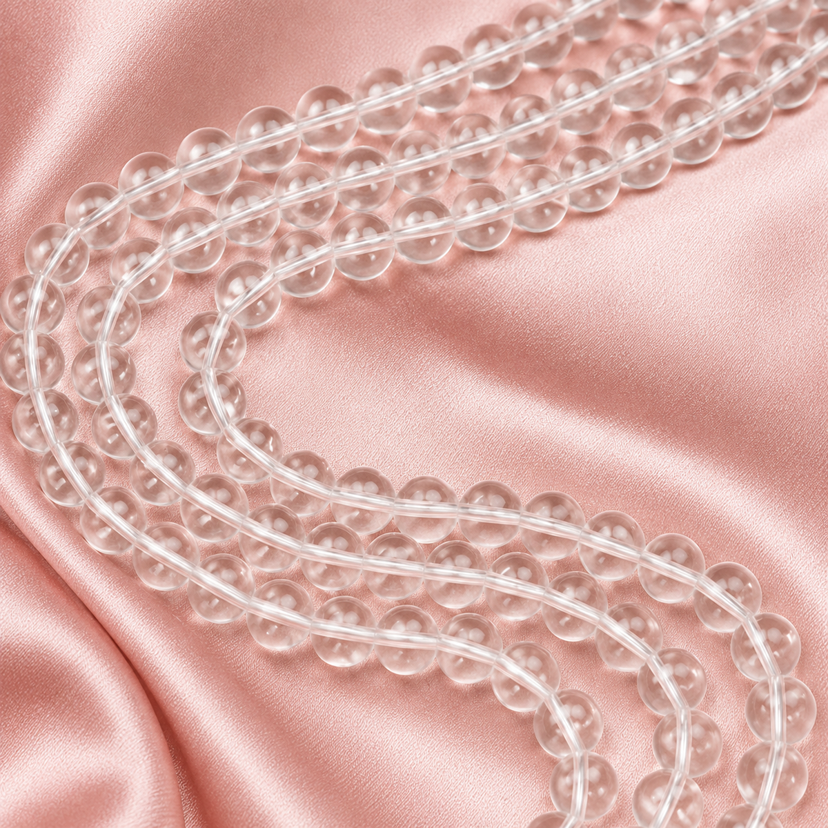 Crystal Quartz Beads, Natural Round Crystal Beads 4mm to 16mm.