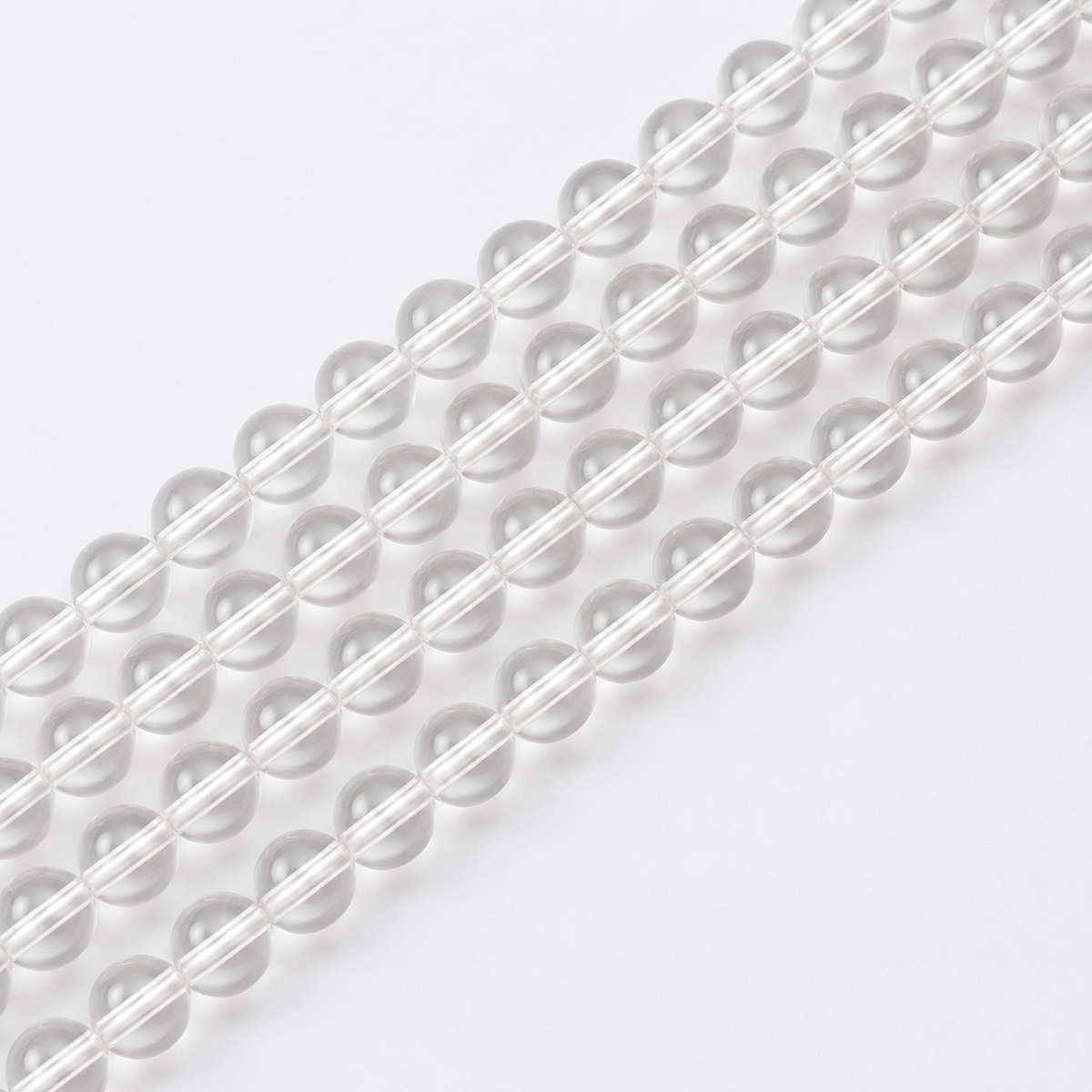 Crystal Quartz Beads, Natural Round Crystal Beads 4mm to 16mm.