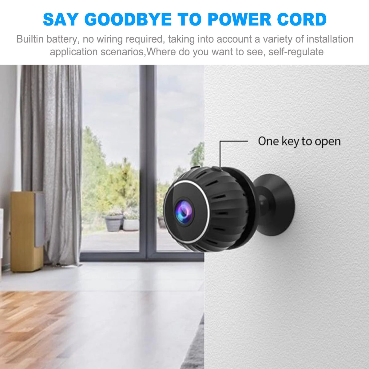 Mini Camera Wireless Cam WiFi Home Security HD 1080P DVR