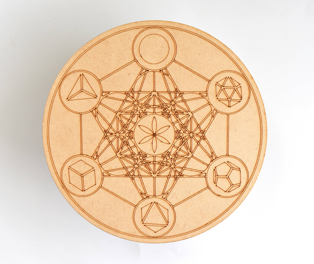 6" Dowsing Pendulum Board, Dowsing Board Grid Board