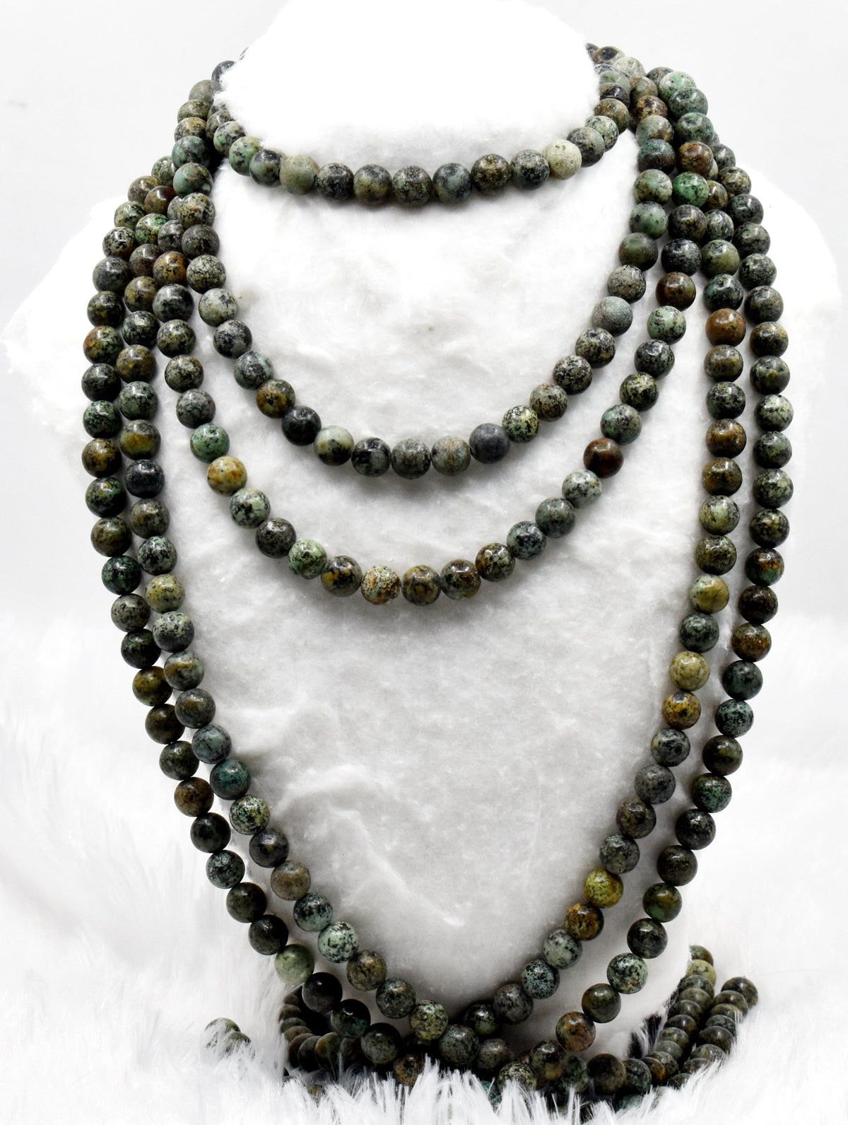 African Turquoise Beads, Natural Crystal Round Beads 4mm to 12mm