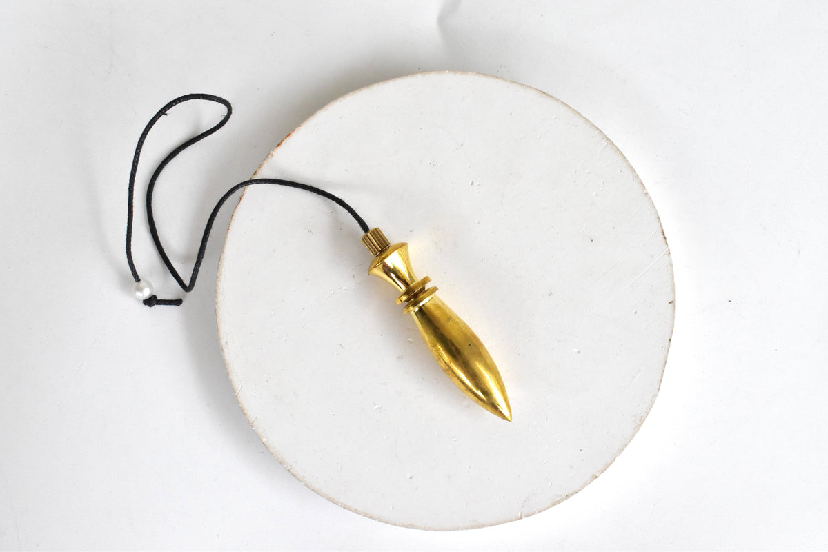 Bullet Brass Pendulum Silver Metal Egyptian Pendulums.