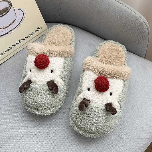 Cute Elk Hair Shoes for Autumn and Winter- 888