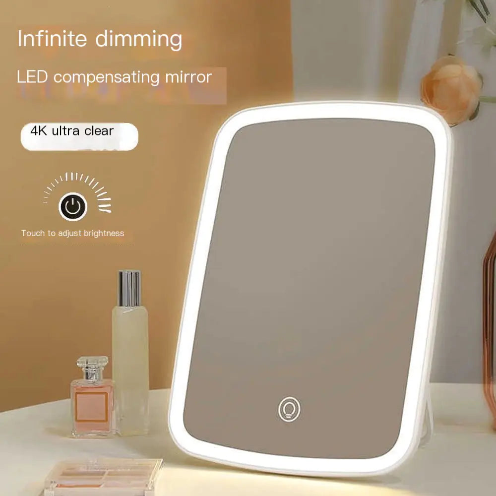 LED Makeup Mirror with Light, Portable Folding Design