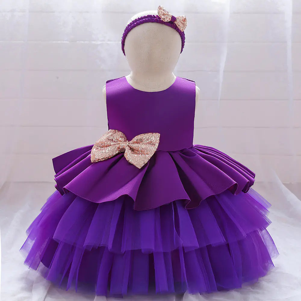 Cute Girl Lace Bow Tutu Skirt for Baby Princess Dress  - 888