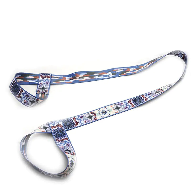 Colorful Nylon Yoga Mat Strap with Ratchet Tie Down