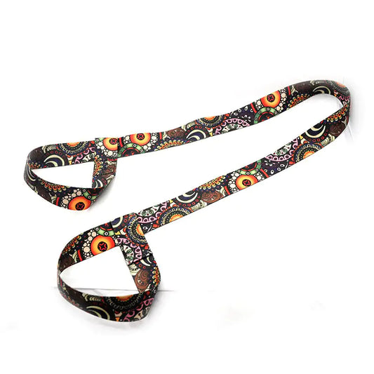 Colorful Nylon Yoga Mat Strap with Ratchet Tie Down
