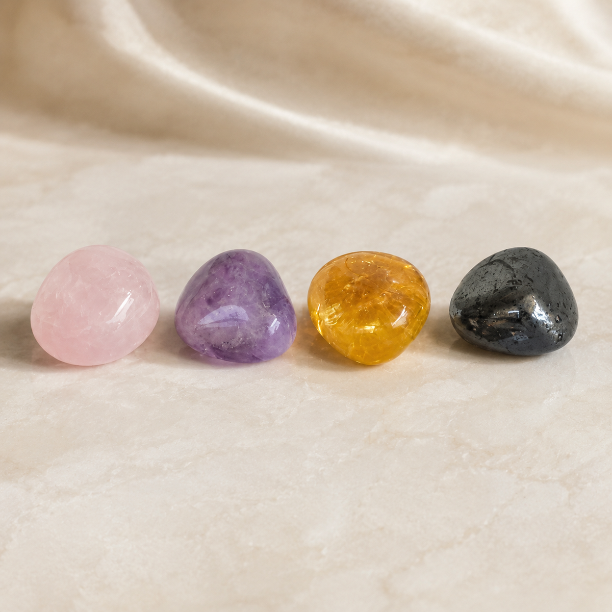 EMOTIONAL HEALING Crystal Kit, Gemstone Tumble Kit, Emotional Healing Crystal Gift Set