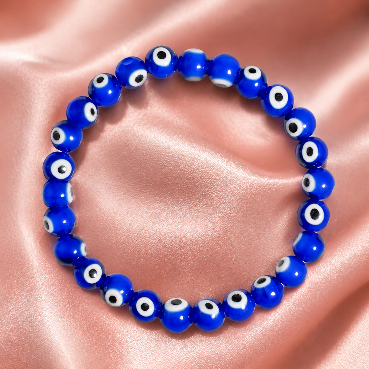 Evil Eye Bracelet, Good Luck Protection Charm, Baby Shower Gift.