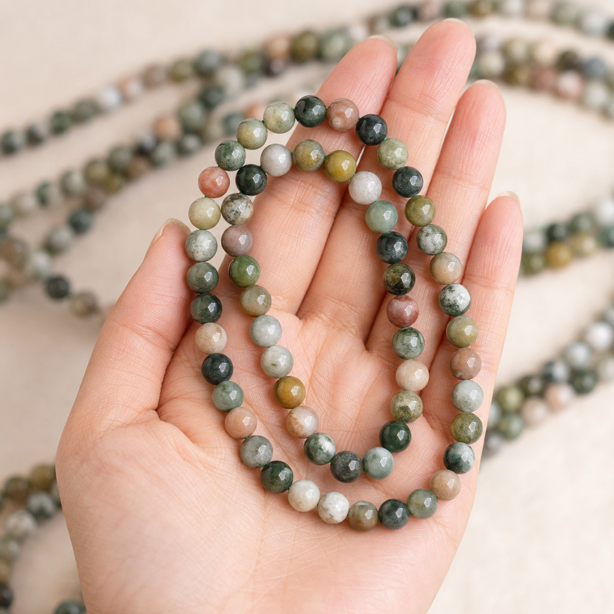 Fancy Jasper Beads, Natural Round Crystal Beads 4mm to 12mm