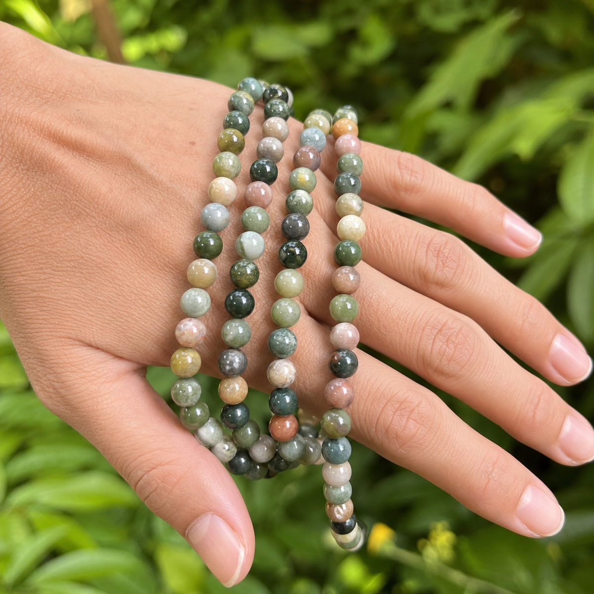 Fancy Jasper Beads, Natural Round Crystal Beads 4mm to 12mm