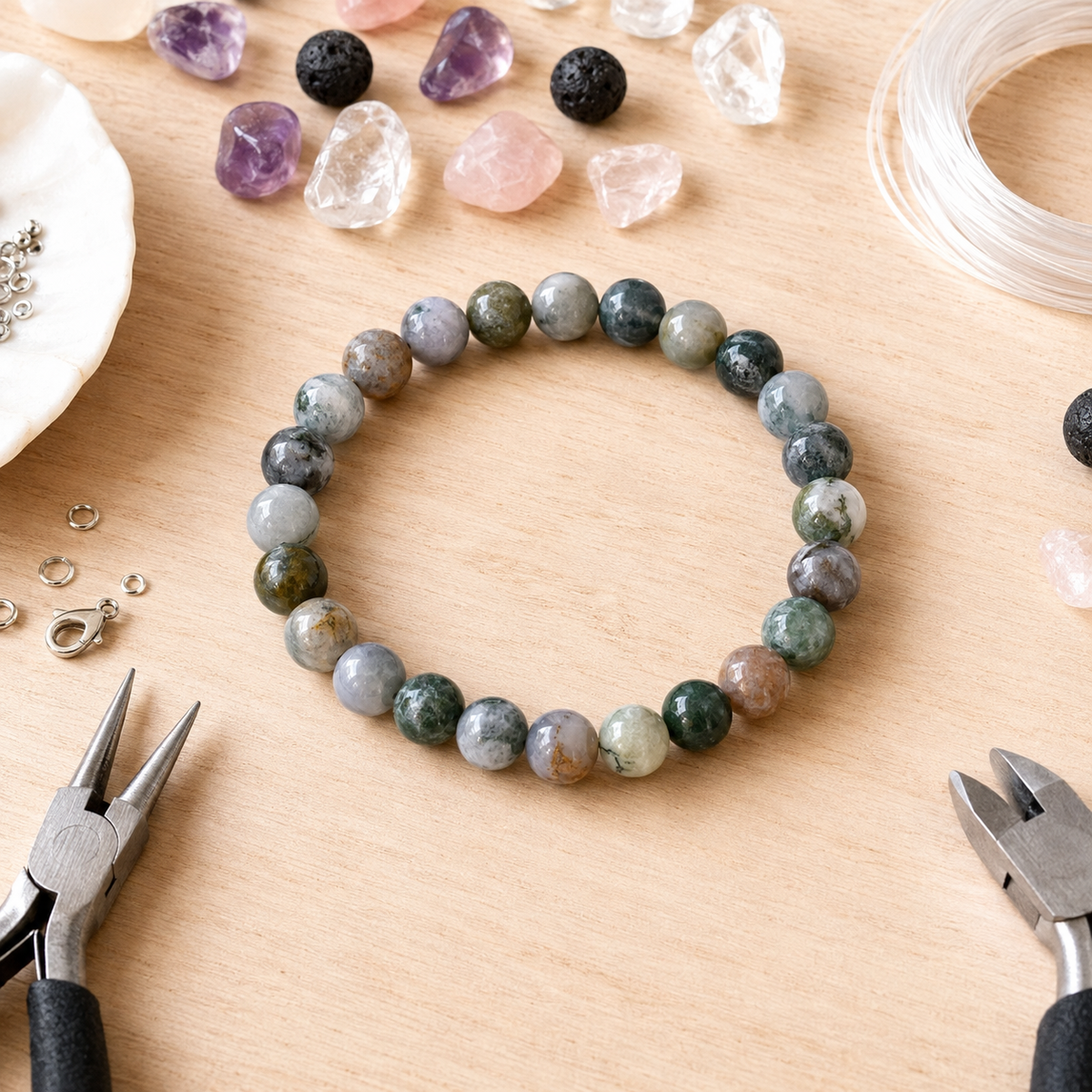 Fancy Jasper Bracelet (Confidence and Strength)