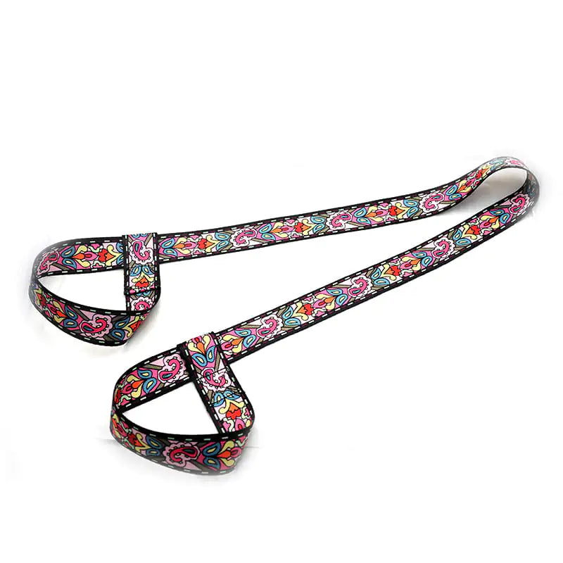 Colorful Nylon Yoga Mat Strap with Ratchet Tie Down