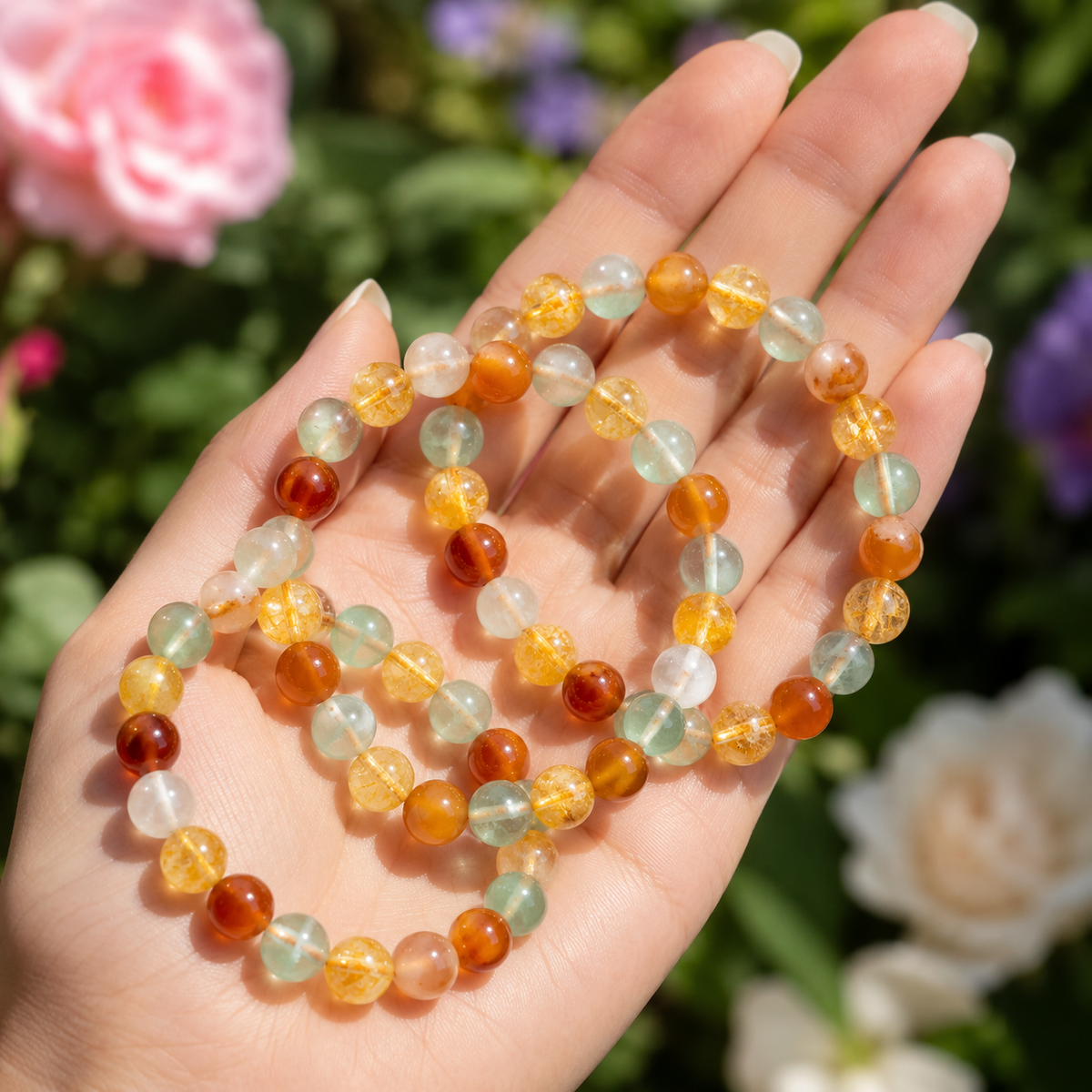 FOCUS AND CONCENTRATION Crystals Bracelet for Student.