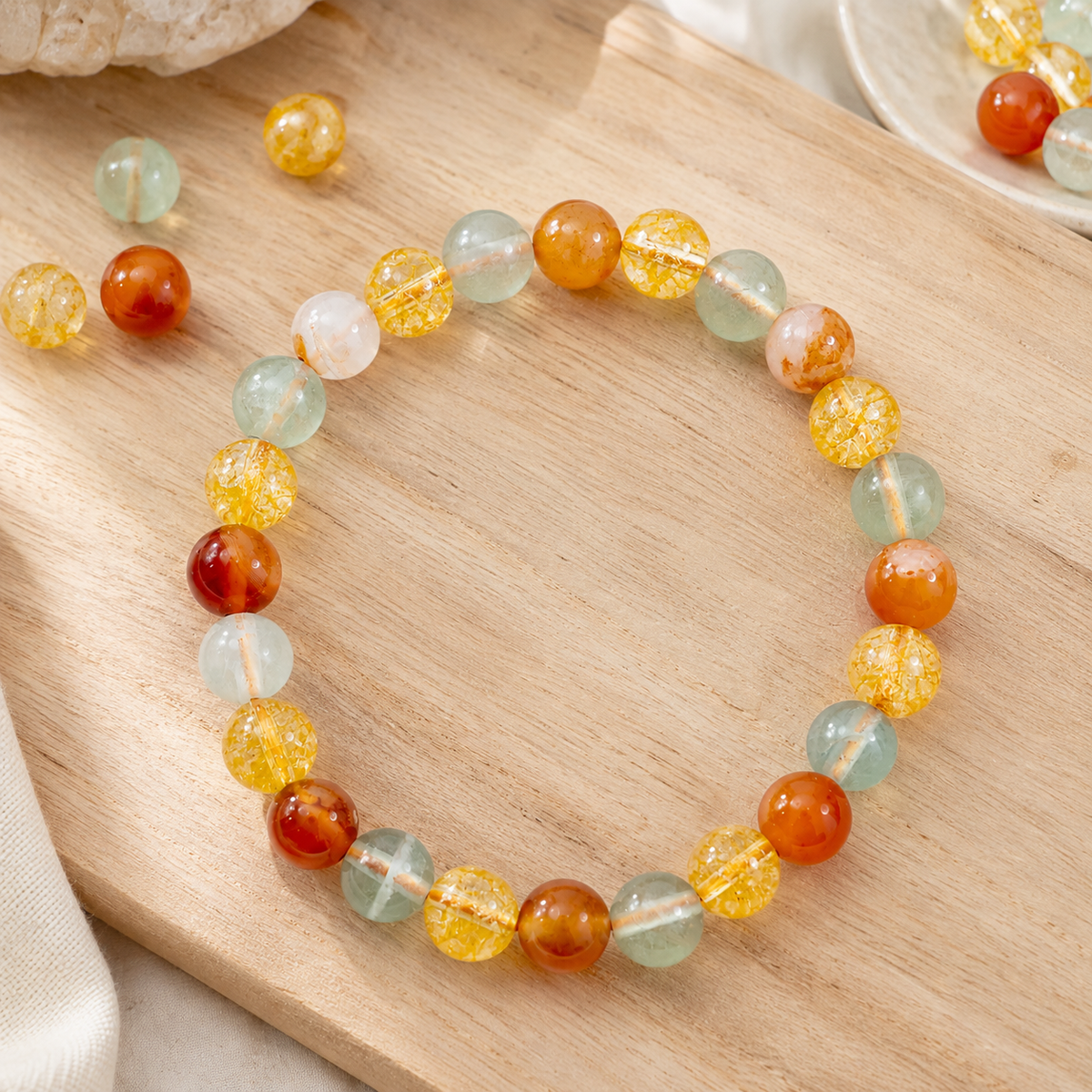 FOCUS AND CONCENTRATION Crystals Bracelet for Student.