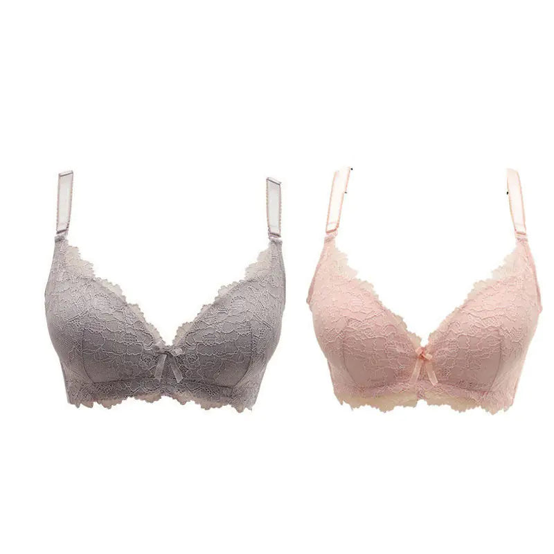 Wireless Bra for Small Bust with Gathered Design - Lingerie