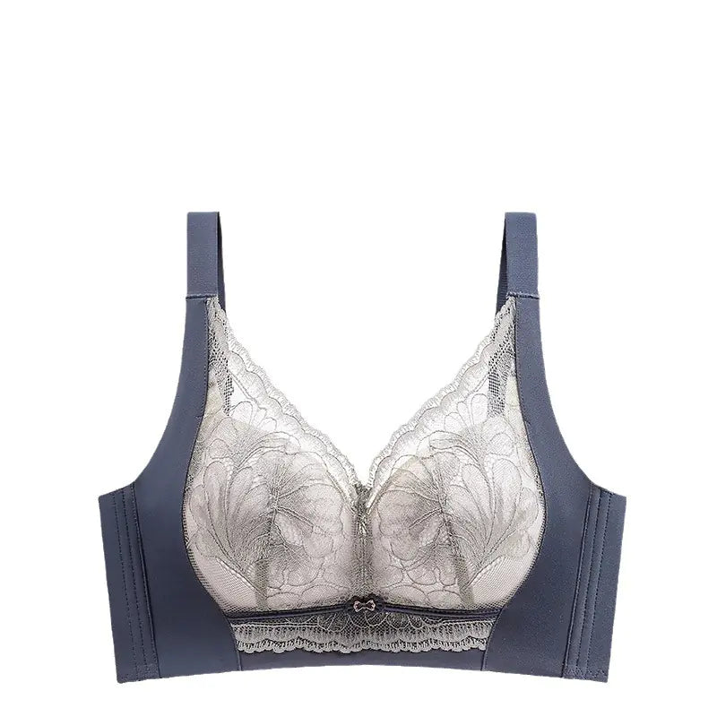 Lace Wireless Supportive Bra for Curvy Women - Lingerie