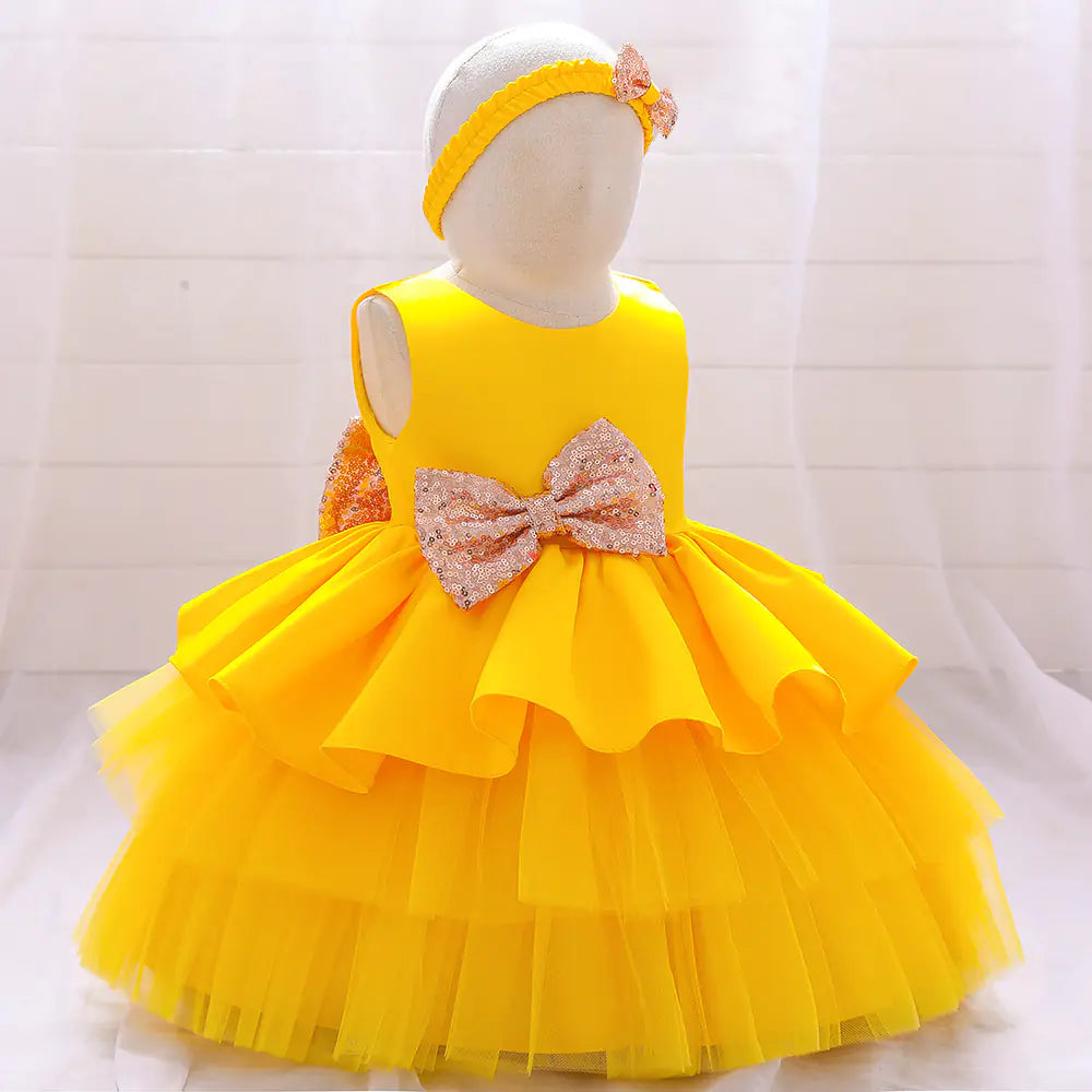Cute Girl Lace Bow Tutu Skirt for Baby Princess Dress  - 888