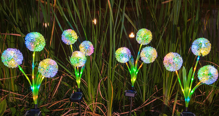 LED Solar Dandelion Light - Outdoor Garden Decor - 888