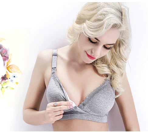 Cross Nursing Bra for Maternity and Breastfeeding - Lingerie