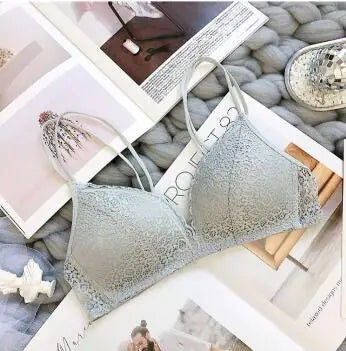 Summer Breathable Wireless Bra Set for Big Busts - Lingerie