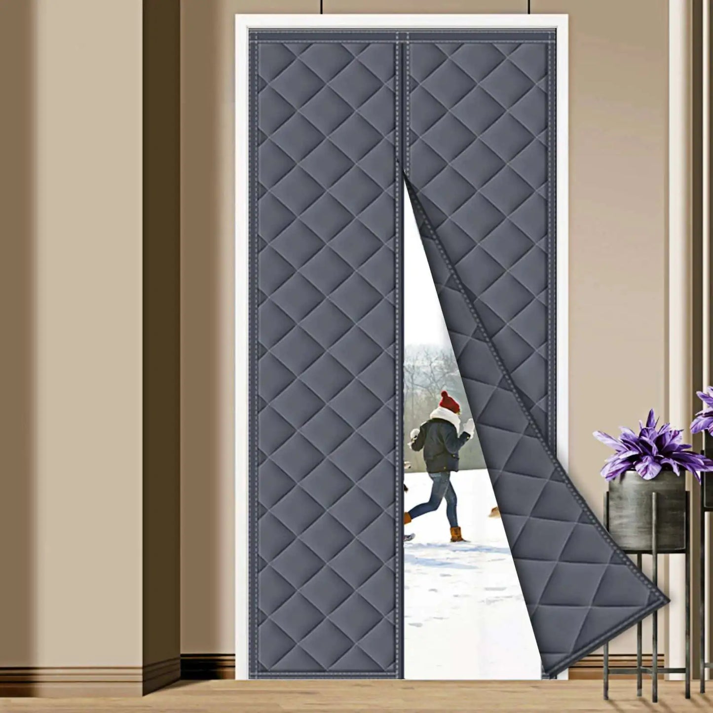 Winter Magnetic Door Curtain - 888