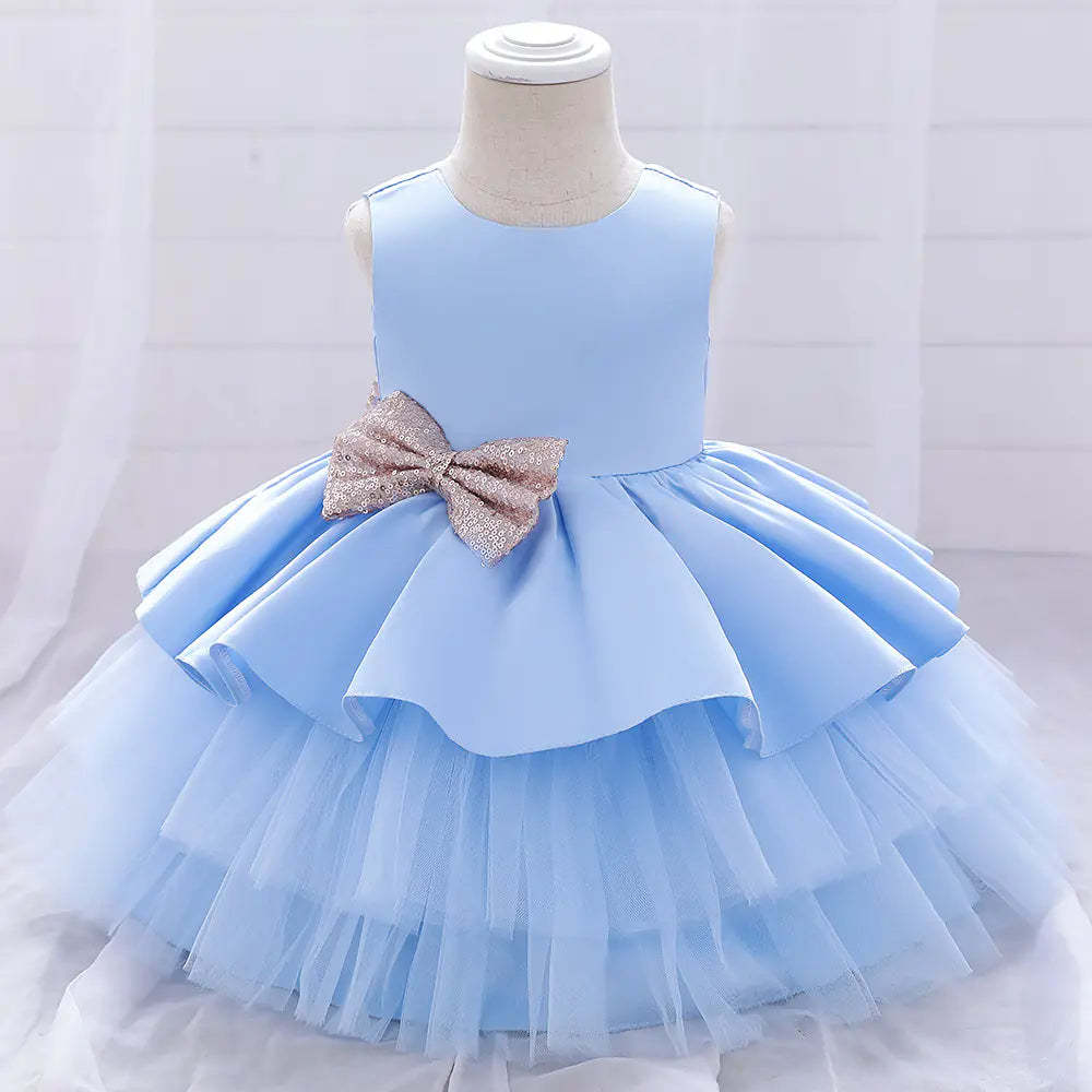 Cute Girl Lace Bow Tutu Skirt for Baby Princess Dress  - 888