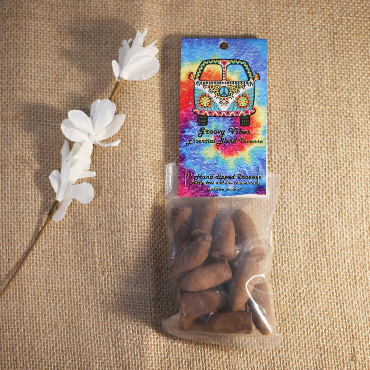 Ocean Wind - Groovy Vibes Backflow Incense Cones