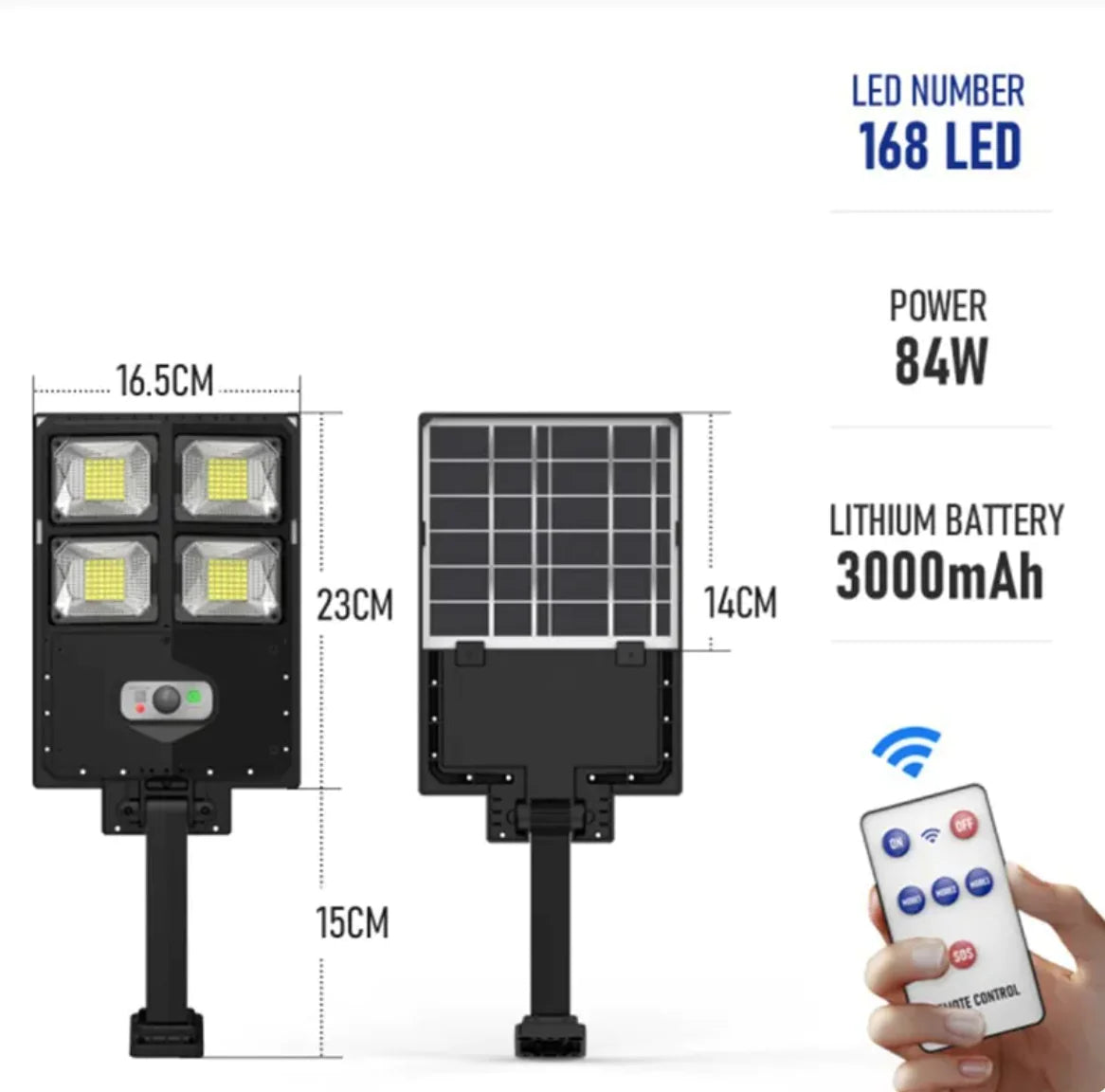 New Solar Double Row Street Light - 888
