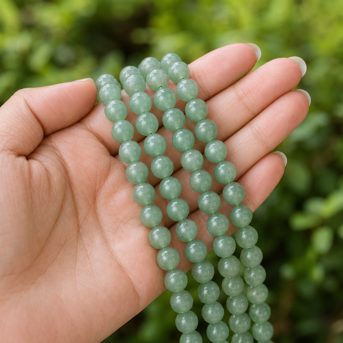 Green Aventurine Beads, Natural Round Crystal Beads 4mm to 12mm