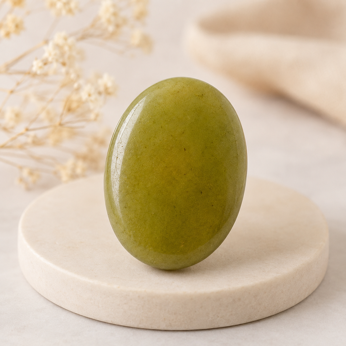 Green Aventurine Pocket Stones (Emotional Understanding and Cleansing)