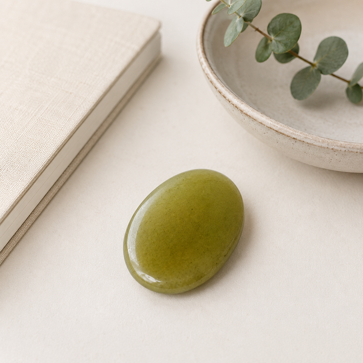 Green Aventurine Pocket Stones (Emotional Understanding and Cleansing)