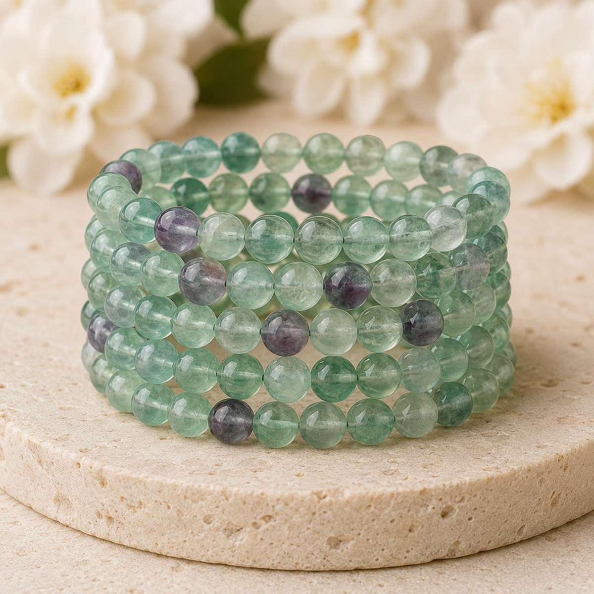 Green Fluorite Bracelet (Intuition and Psychic Awareness)