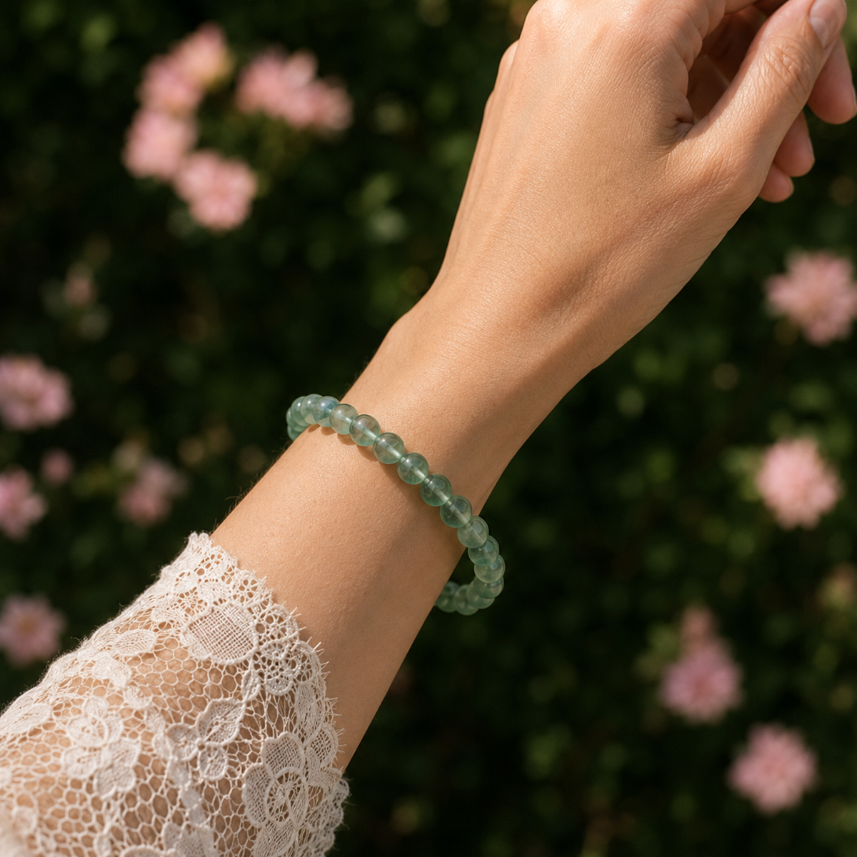 Green Fluorite Bracelet (Intuition and Psychic Awareness)