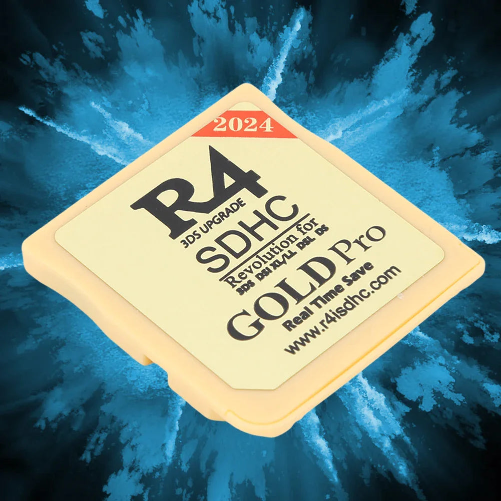 2024 Version R4 Gold Pro SDHC R4i For DS/3DS/2DS Revolution Cartridge + USB