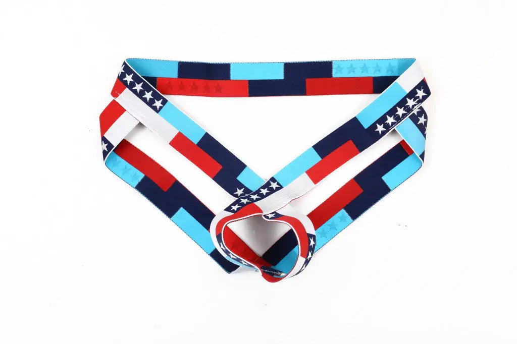 Men's Ice Silk Low Waist Hollow Out Thong Underwear - Lingerie