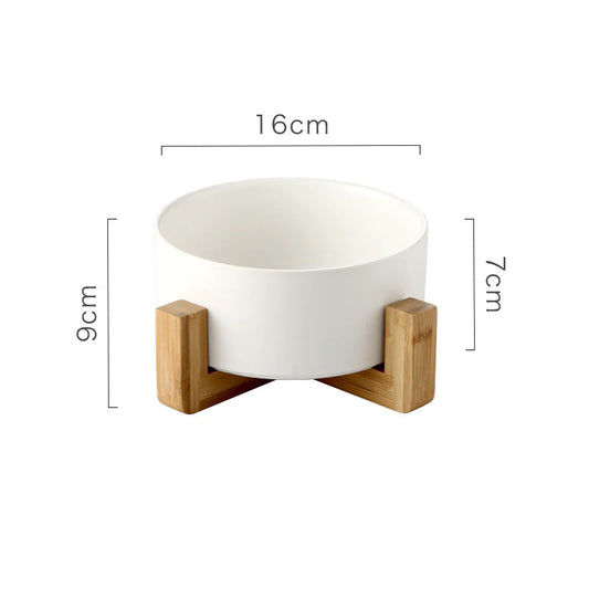 Non-Slip Ceramic Pet Drinking Bowl - 888