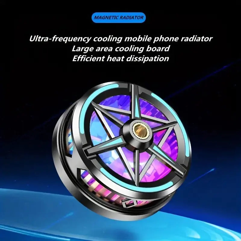 S6 Magnetic Mobile Game Cooler with RGB Light