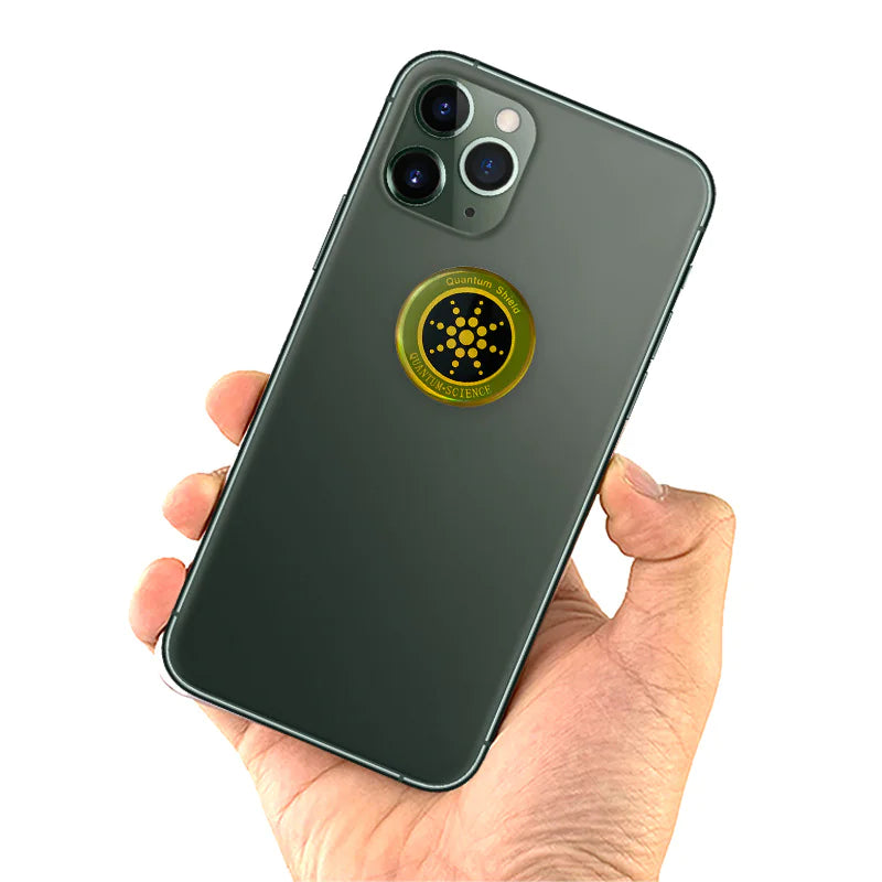 Quantum Anti Radiation Shield 5G EMF Protection - Phones Laptops - 12 Stickers