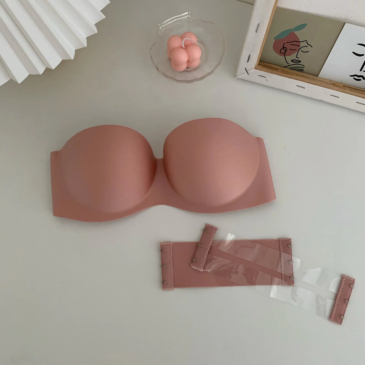 Seamless Bra with Traditional Design for Young Women - Lingerie