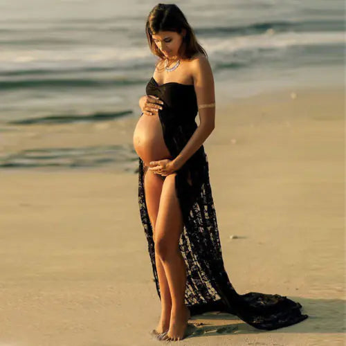 Sheer Lace Dress for Maternity Photography - Lingerie - 888