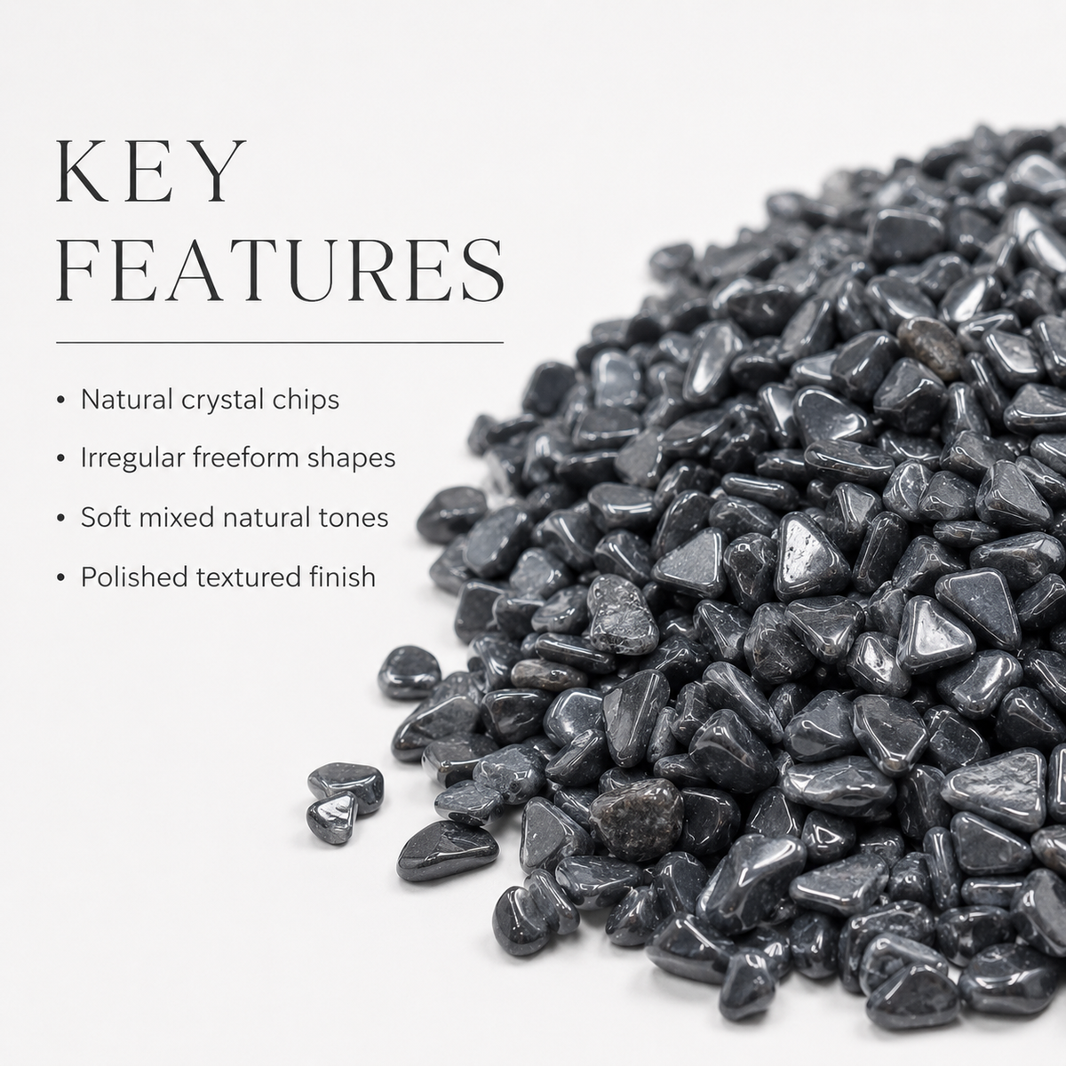 Hematite Gemstone Chips (Balance and Support The Healing Of Your Body)