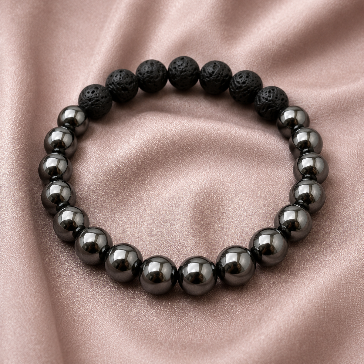 Hematite Diffuser Bracelet, Lava Diffuser Jewelry, Aromatherapy, Essential Oil Bracelet, Spiritual Gift, Yoga Gift for Her