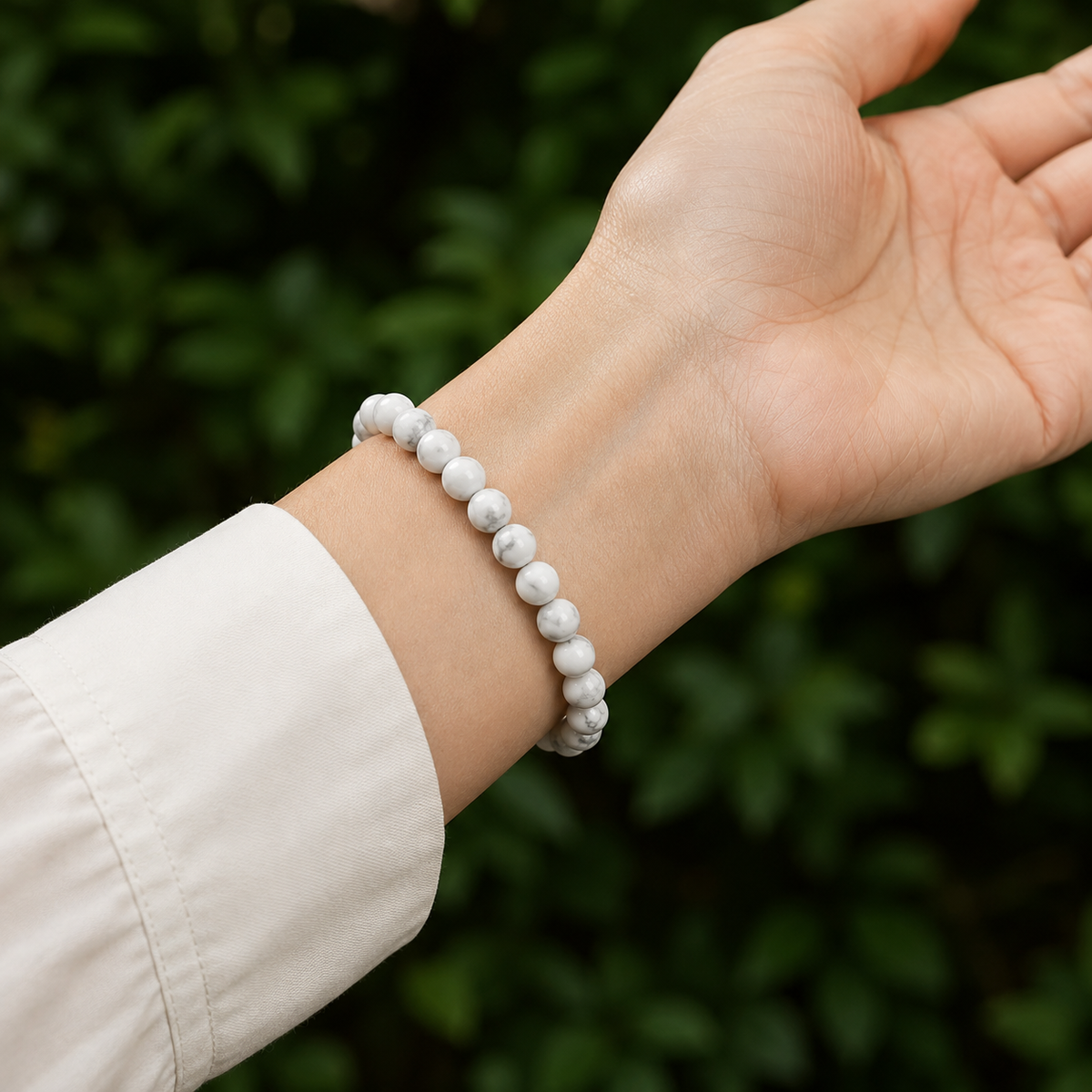 Howlite Bracelet (Insight and  Stress Relief).