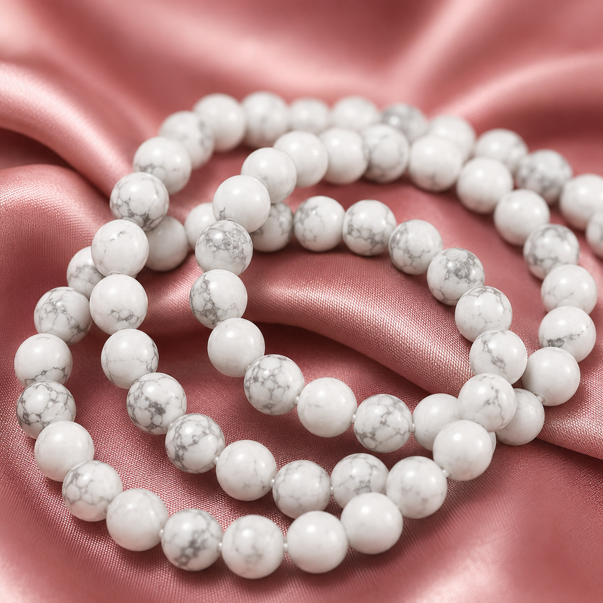 Howlite Bracelet (Insight and  Stress Relief).