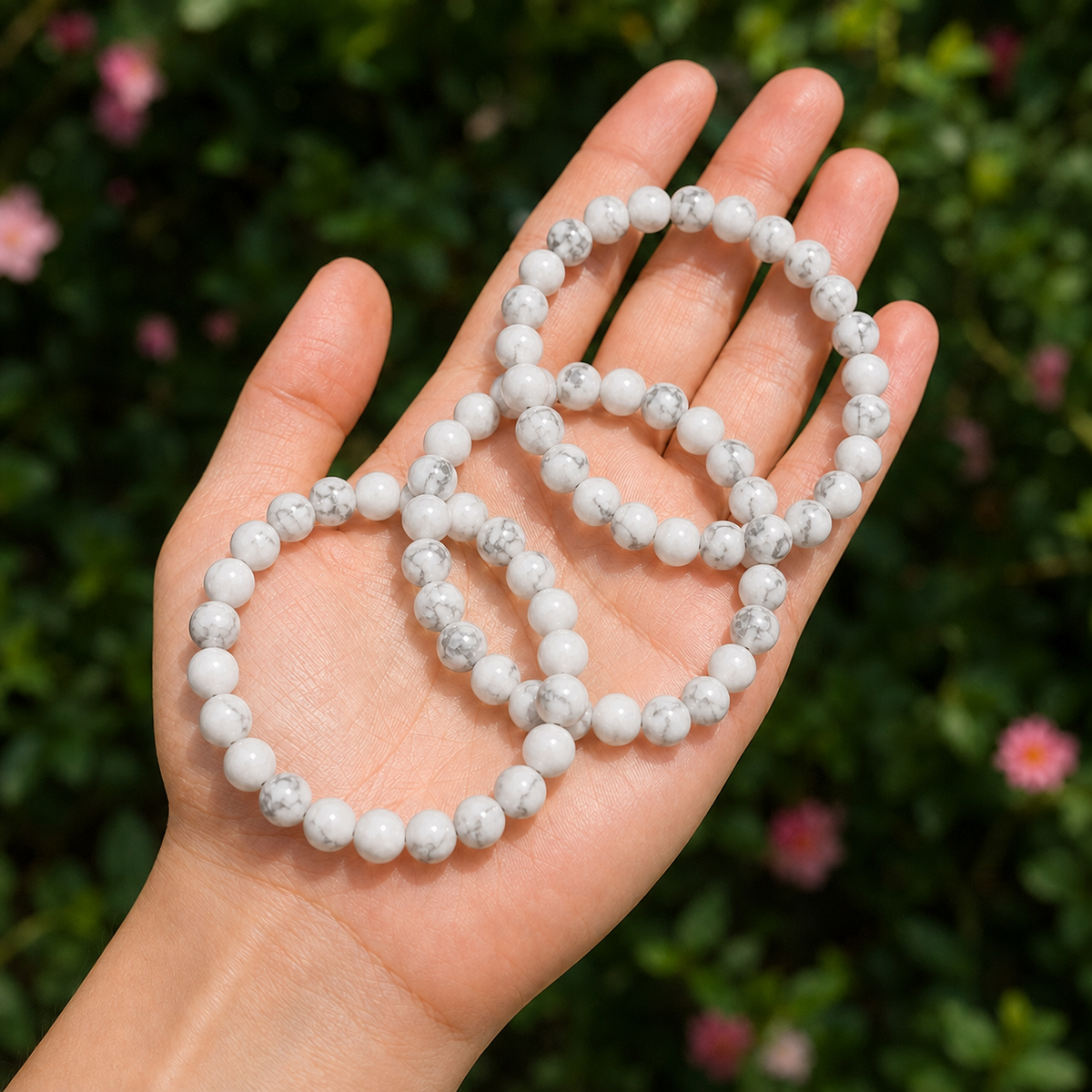 Howlite Bracelet (Insight and  Stress Relief).