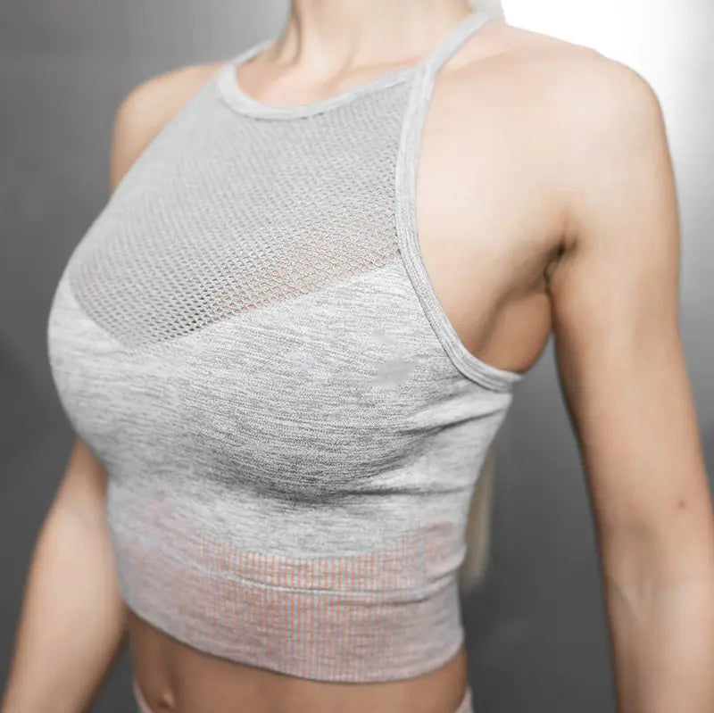 Seamless High-Elastic Moisture-Wicking Sports Bra - Lingerie
