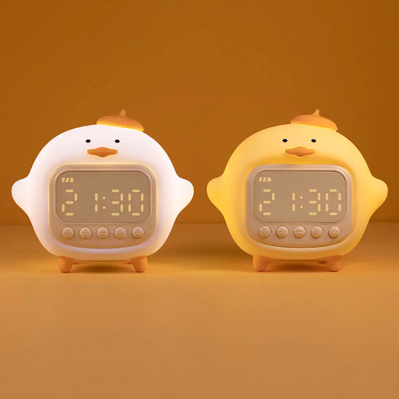 Hug Duck Alarm Clock and Night Light for Kids