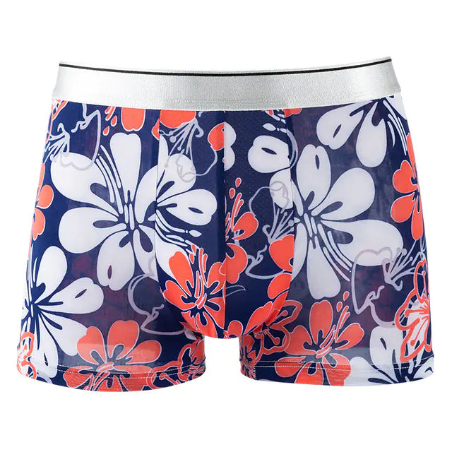 Men's Ice Silk Boxers - Comfortable and Breathable - Lingerie