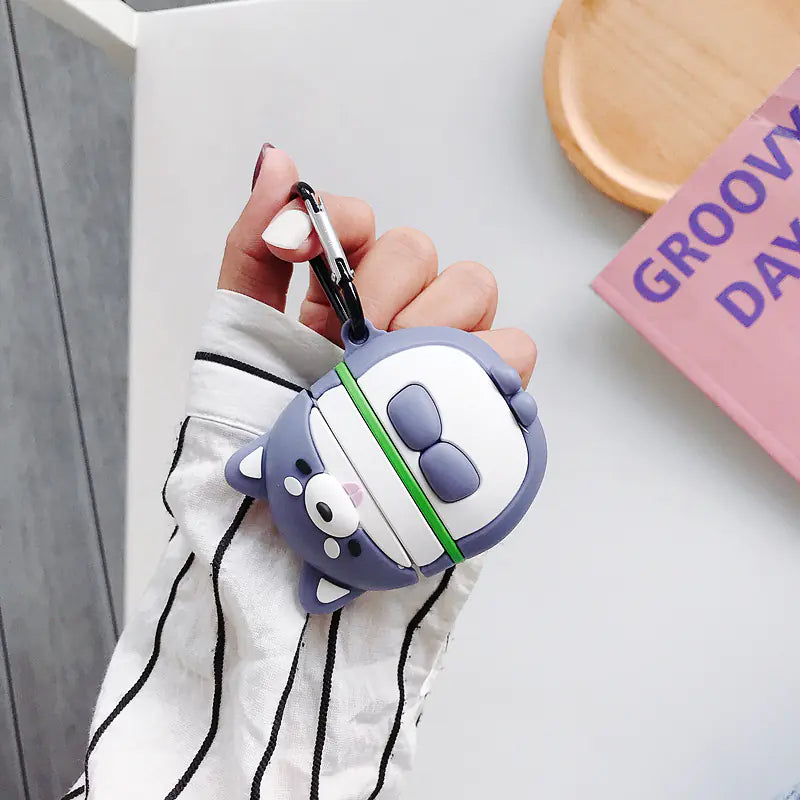 Cute Shiba Inu Earphone Case - Bluetooth Protector